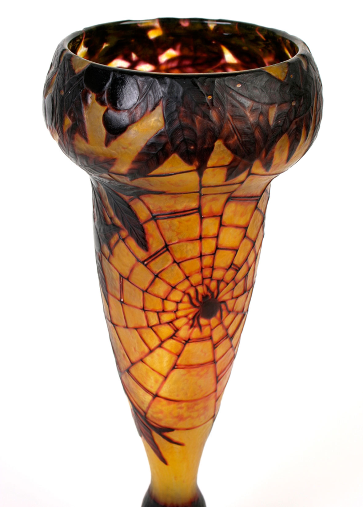 Daum Spider Vase
